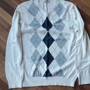 Old Navy men's argyle sweater